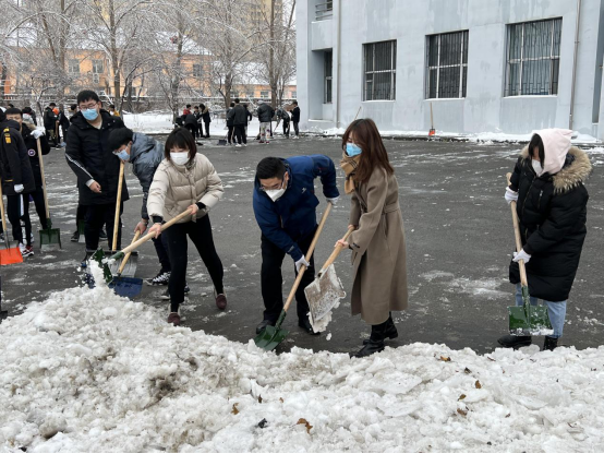 清雪现场